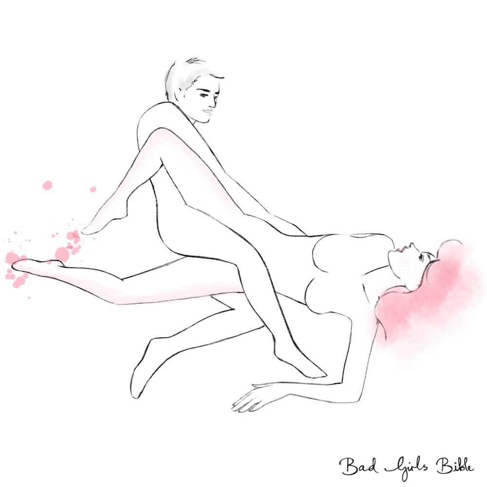 Guy and girl scissoring sex