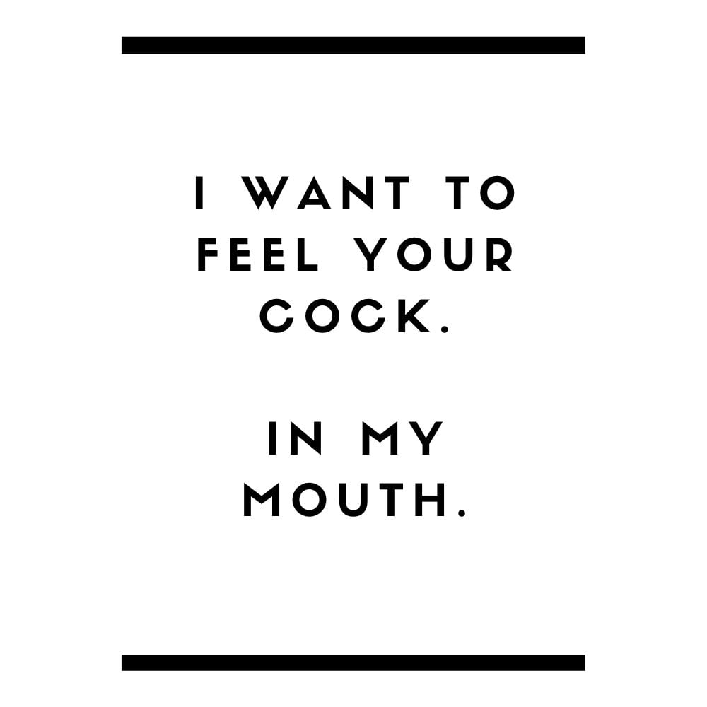 talking mouth full cock