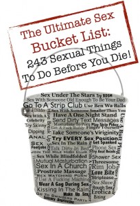 sex bucket list