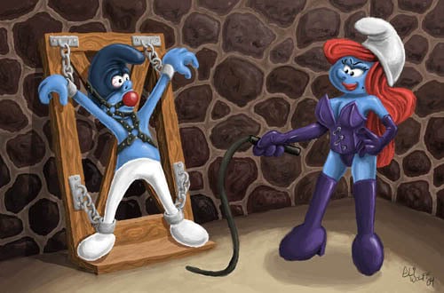 dominatrix, bdsm, smurf, bad girls bible